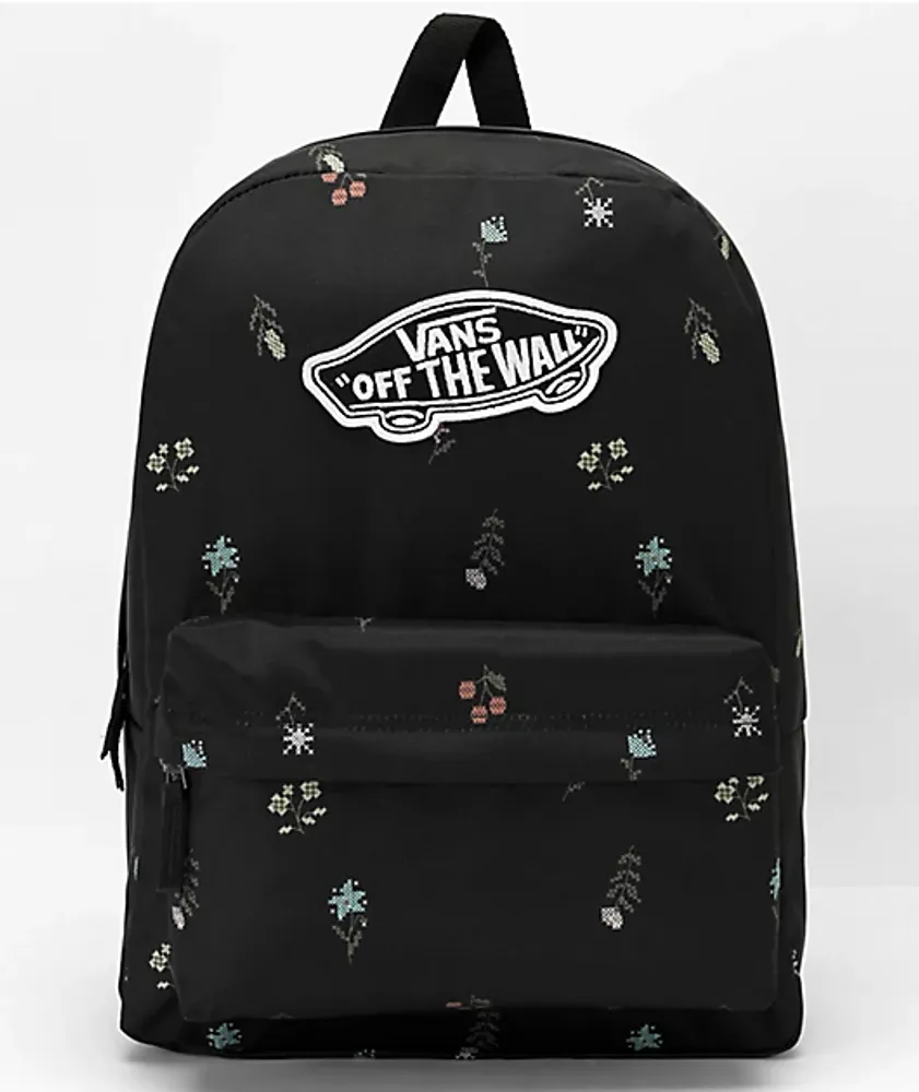 Vans Realm Black Rose Smoke Backpack | Mall of America®