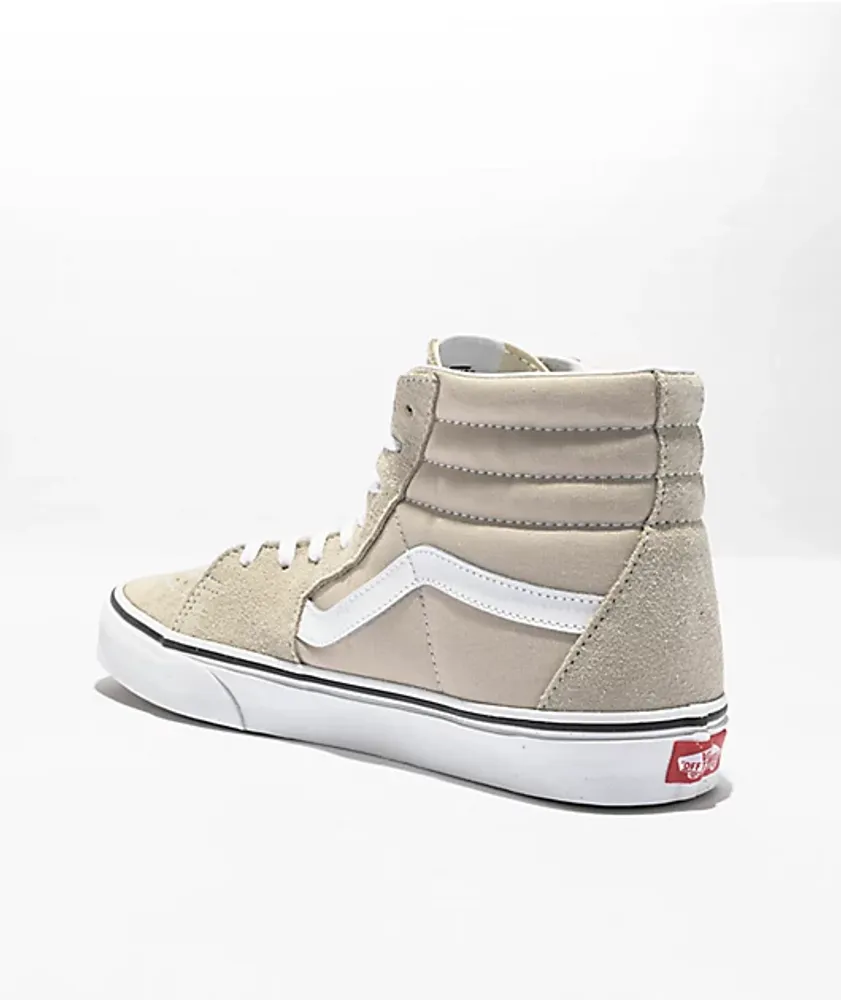 Vans sk8 hi birch true white on sale