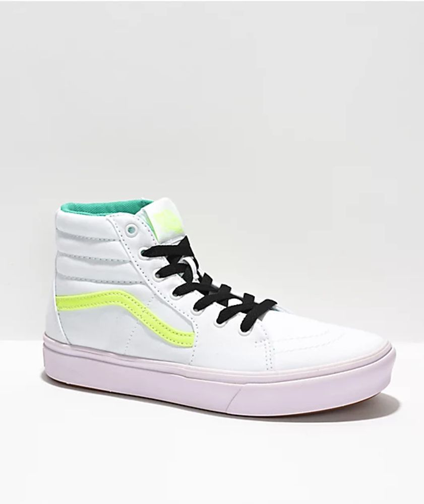 Vans Sk8 Hi ComfyCush Fluro Skate Shoes Mall of America