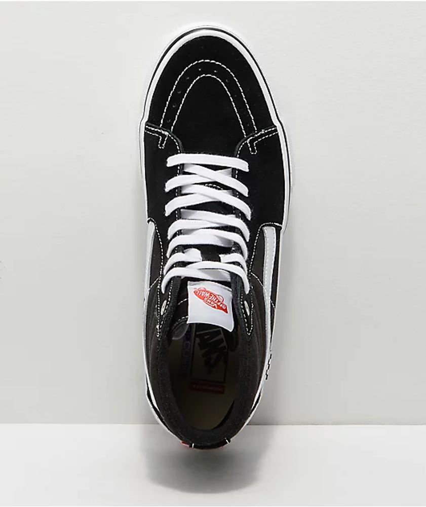 Vans Skate Sk8-Hi PopCush Black & White Shoes | Mall of America®