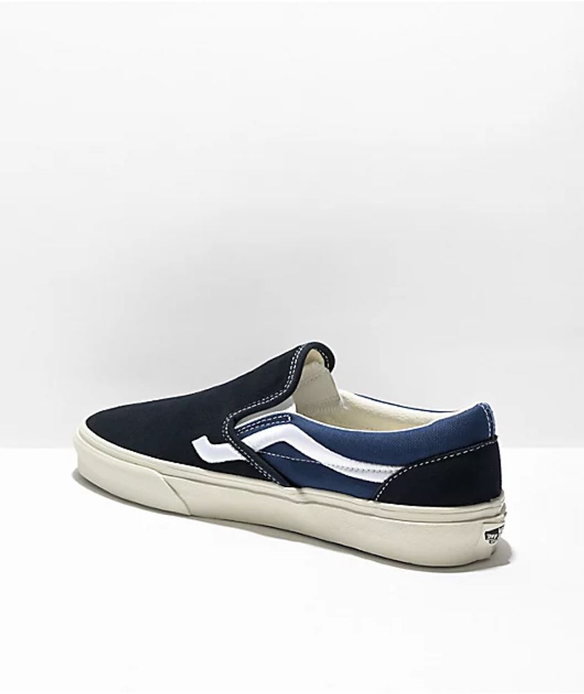 Vans Slip On Side Stripe Navy Skate Shoes Mall of America