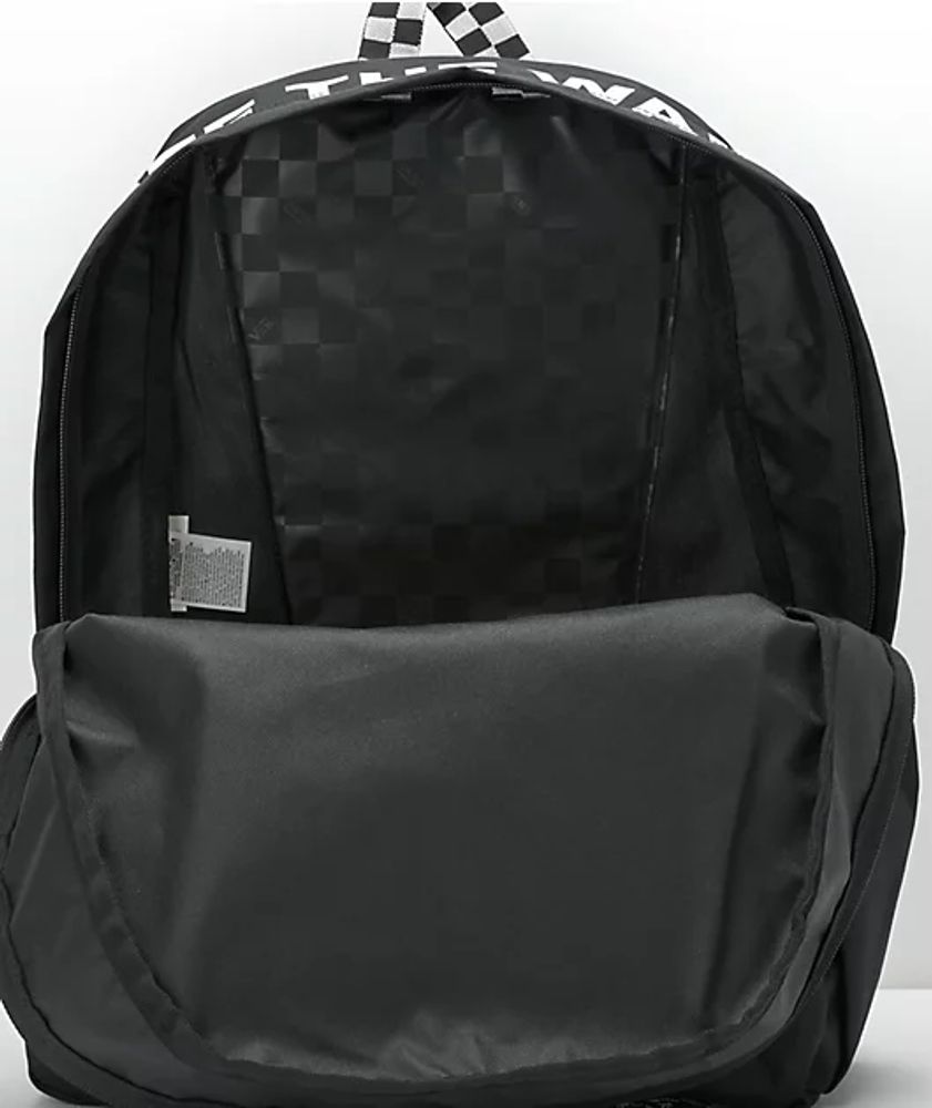 Vans Street Sport Realm Black Backpack Mall of America