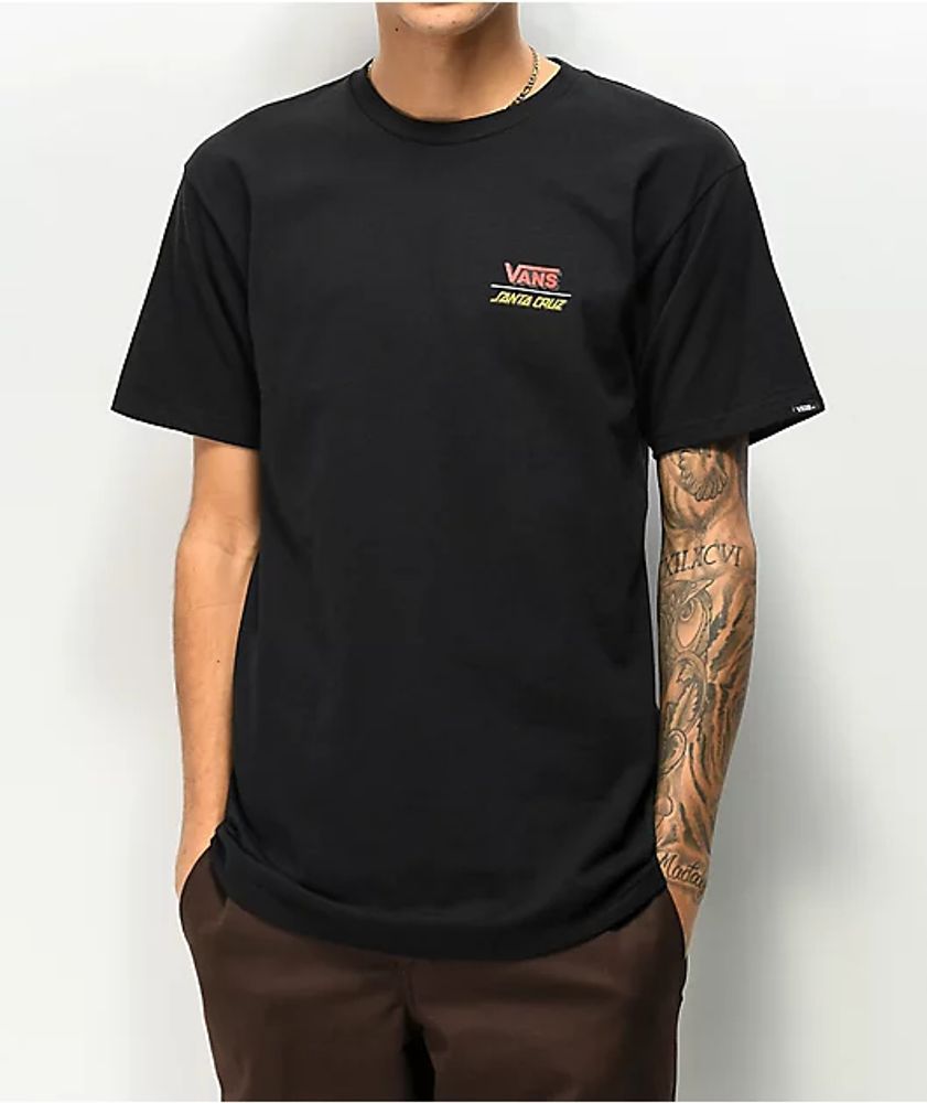 Vans x Santa Cruz Wall Grab Black T-Shirt | Mall of America®