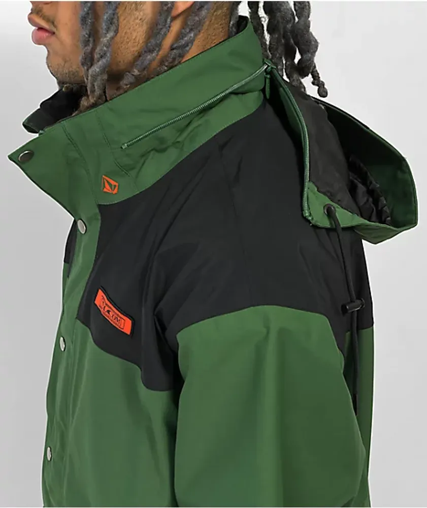 Dark green new arrivals snowboard jacket