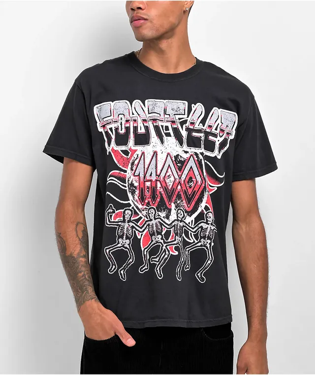 1400 by Trippie Redd Figures Black Washed T-Shirt | Liberty Center