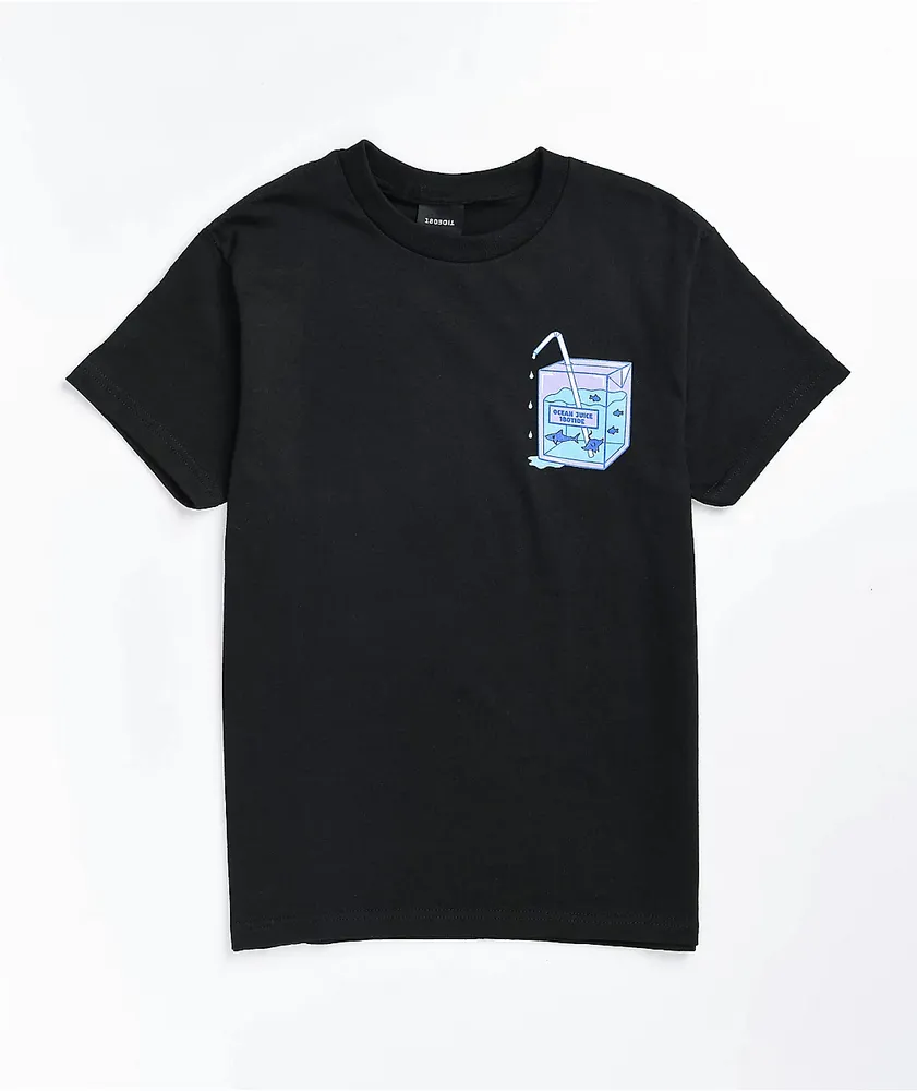 ◆LEE◆ Watermelon Buddy Graphic T-Shirt Black 180TIDE Ocean Juice Box Black T-Shirt | Arden Fair