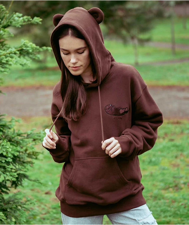 SEA AND Sea SEA Brown WIND パーカー Hoodie