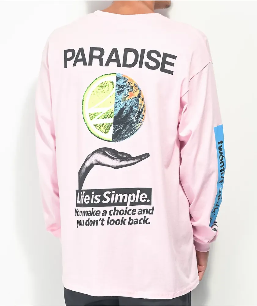 24Karats Paradise Pink Long Sleeve T-Shirt | Hamilton Place