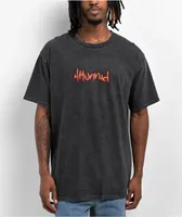 4Hunnid 4 Of A Kind Black Wash T-Shirt | MainPlace Mall