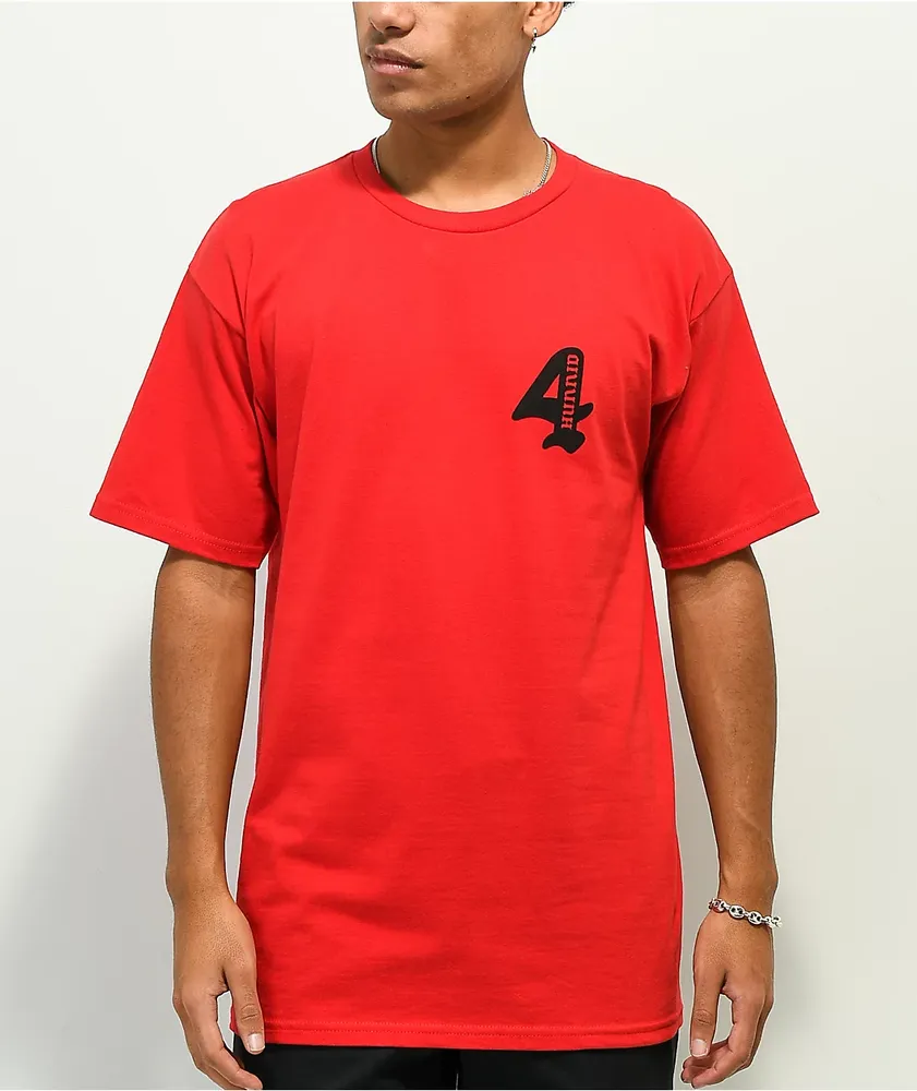 4Hunnid 4H Logo Red T-Shirt | Mall of America®