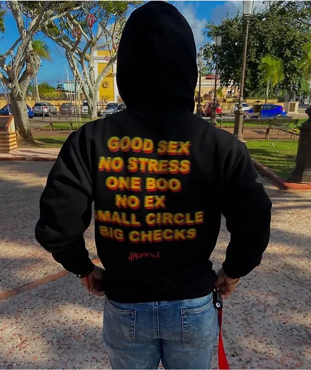 4hunnid hoodie black cheap