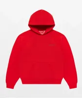 4Hunnid Komfort Kollection Red Pigment Dye Hoodie | Arden Fair