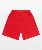 4Hunnid Komfort Kollection Red Pigment Dye Sweat Shorts 4Hunnid Komfort Kollection Red Pigment Dye Sweat Shorts