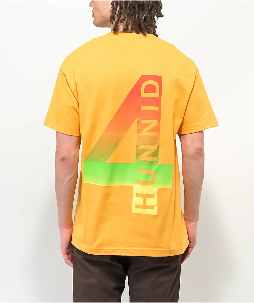 Yellow 4hunnid shirt online