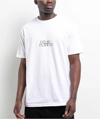 4Hunnid Rose White T-Shirt at CoolSprings Galleria in