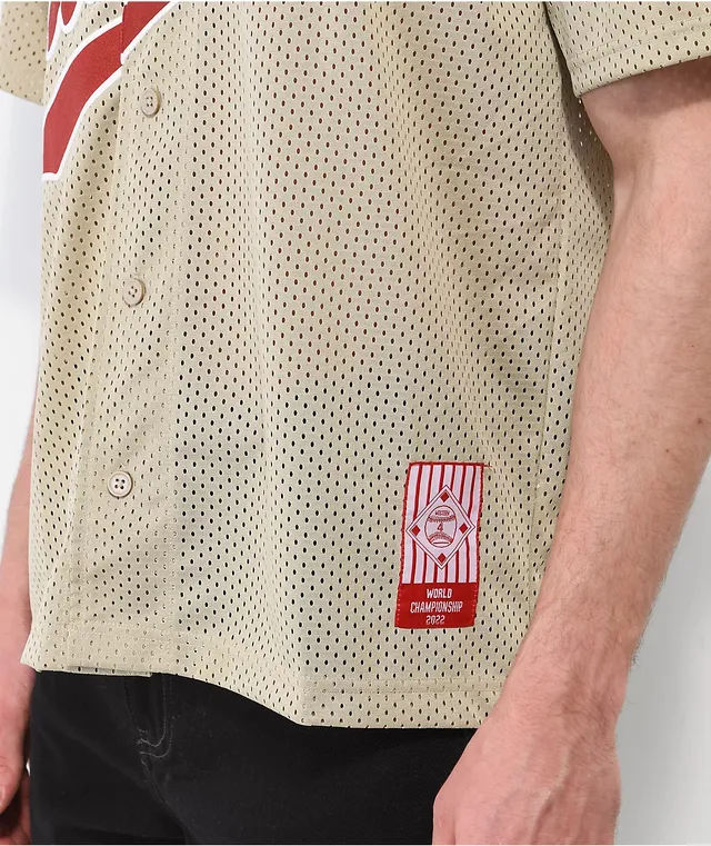 Tan baseball cheap jersey