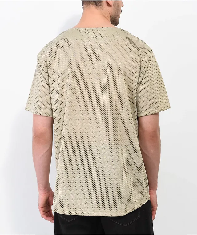 4Hunnid Script Tan Baseball Jersey CoolSprings Galleria