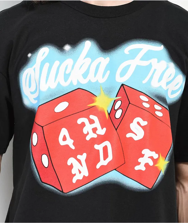 4Hunnid Sucka Free Dice Black T-Shirt | CoolSprings Galleria