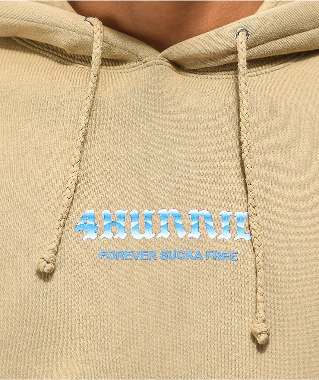 4Hunnid Sucka Free Sand Hoodie | MainPlace Mall
