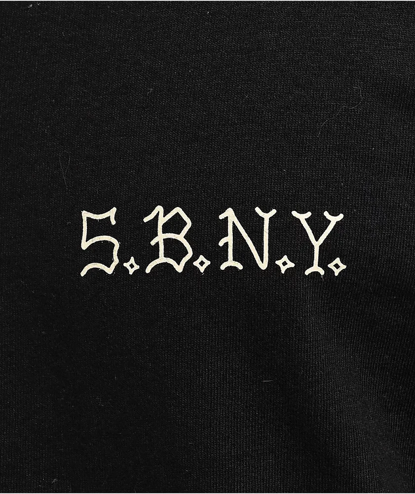 5Boro Vintage Rose Black T-Shirt | Liberty Center