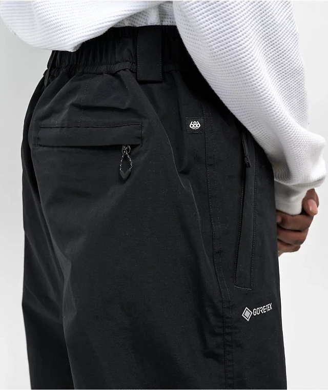 686 Dojo Gore-Tex Black Snowboard Pants | MainPlace Mall