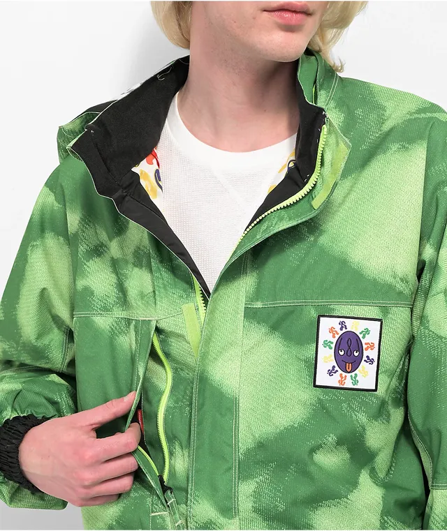 Forest green snowboard jacket shop