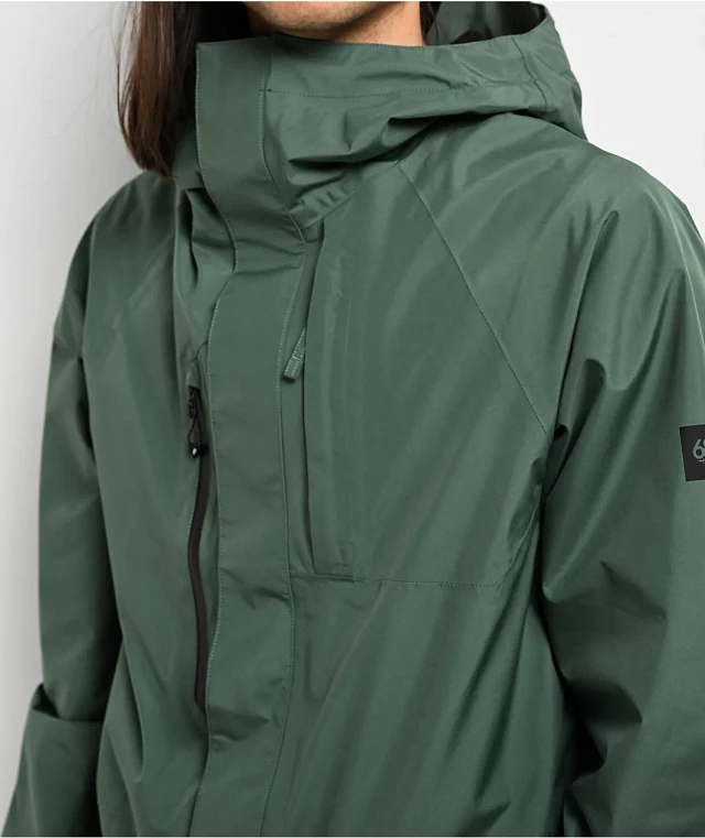 686 Gore-Tex Core Shell Cypress Green Snowboard Jacket