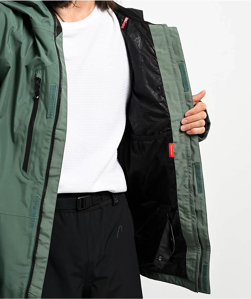 686 Gore-Tex Core Shell Cypress Green Snowboard Jacket | Arden Fair