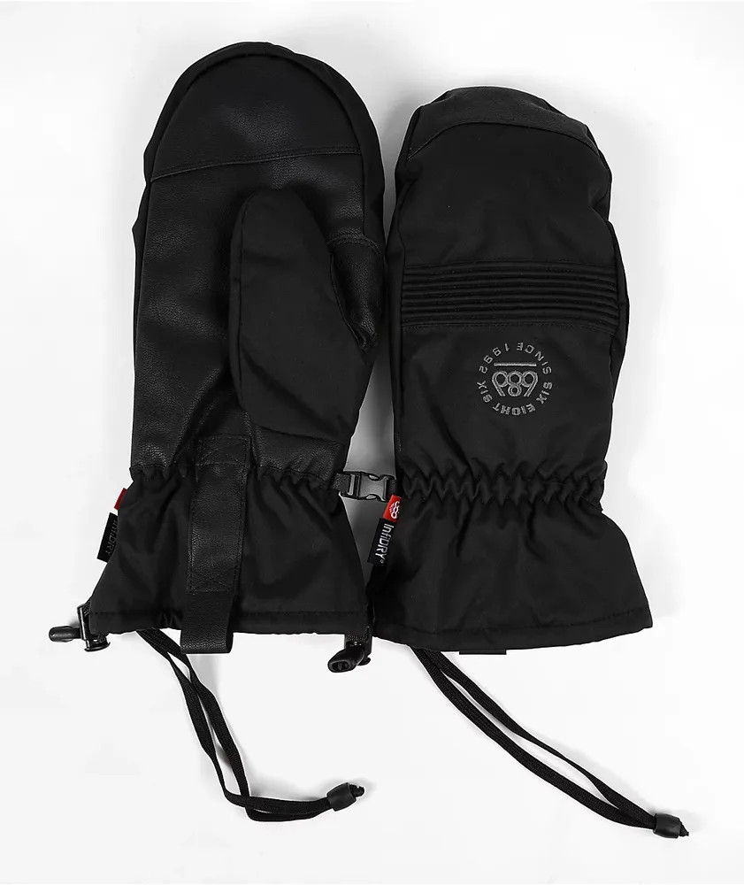 Black deals snowboard mittens