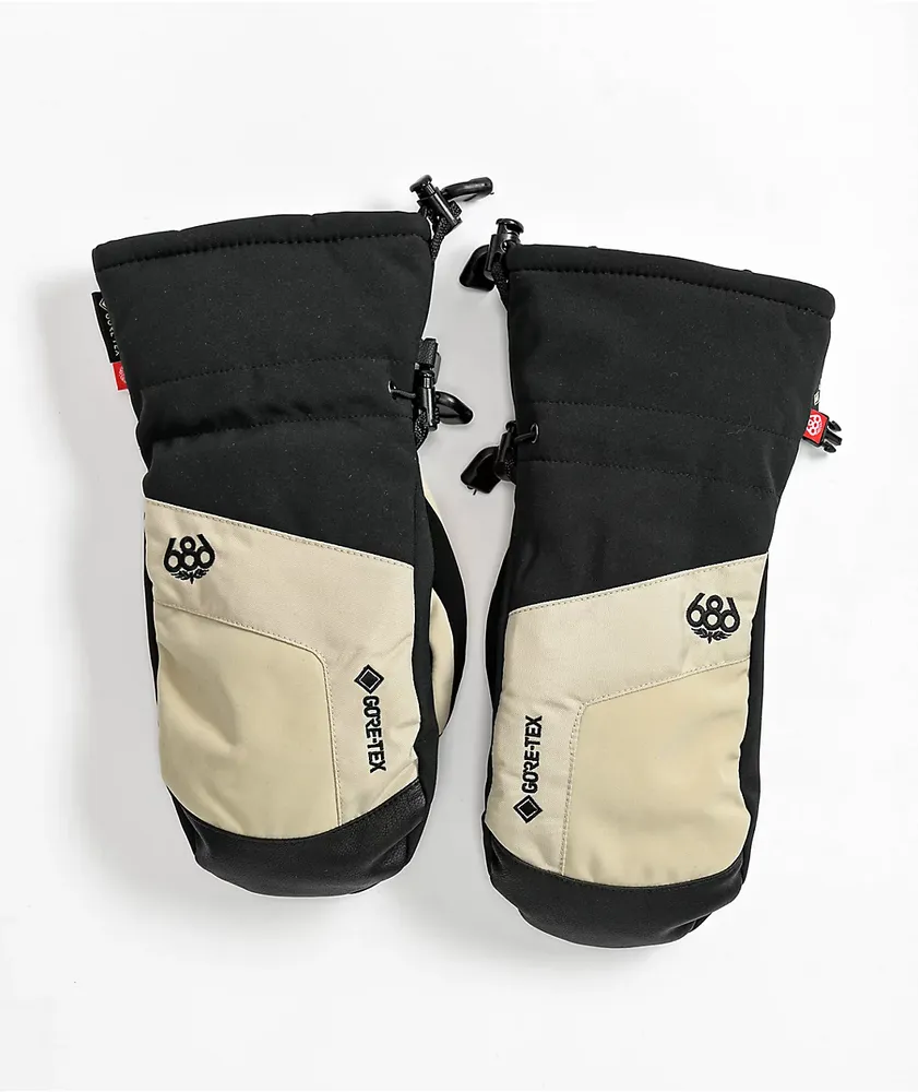 686 Linear GoreTex Black & Tan 10K Snowboard Mittens Mall of America®