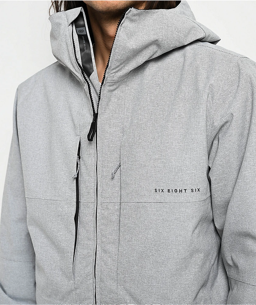 686 Smarty 3-In-1 Form Limestone Dobby Texture 20K Snowboard
