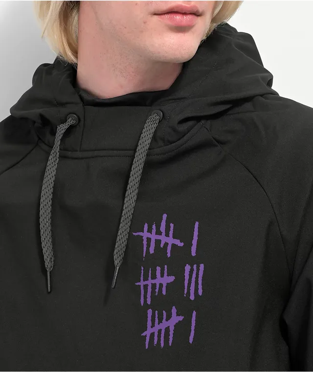 Purple shop batman hoodie