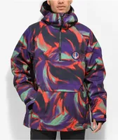 686 x Grateful Dead Renewal Purple Tie-Dye Anorak Snowboard Jacket