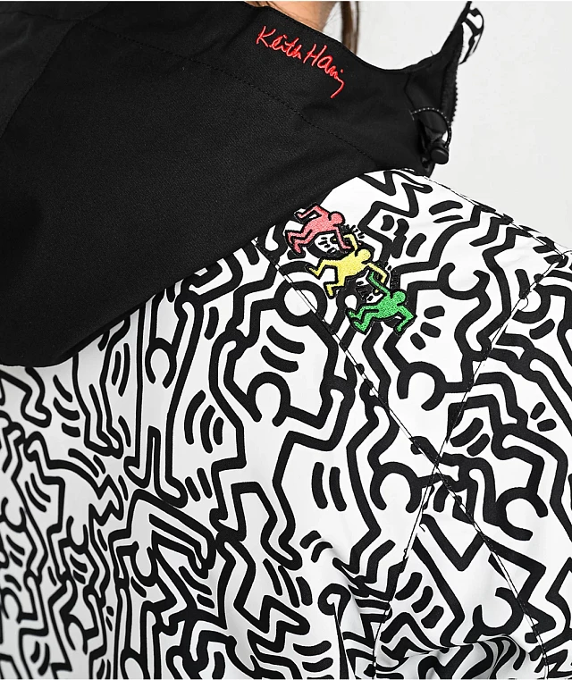 686 x Keith Haring Spectra White Colorblock 10K Snowboard