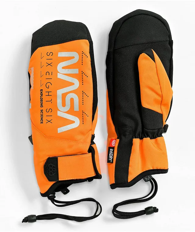 グラニースミス　10キロ 686 x NASA Primer Orange 10K Snowboard Mittens at Hamilton Place