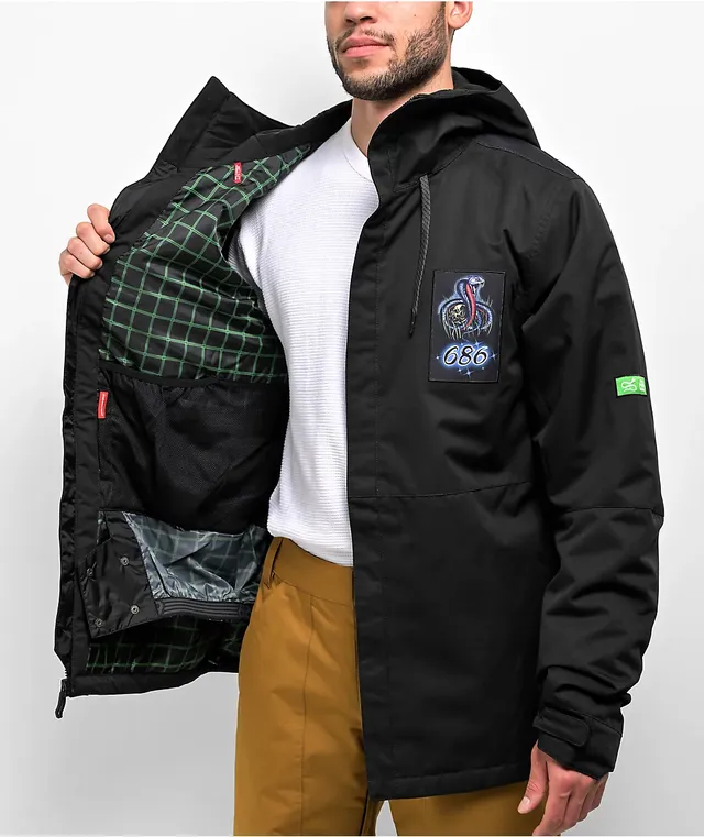 686 x Samborghini Foundation Black 10K Snowboard Jacket 686 x Samborghini Foundation Black 10K Snowboard Jacket