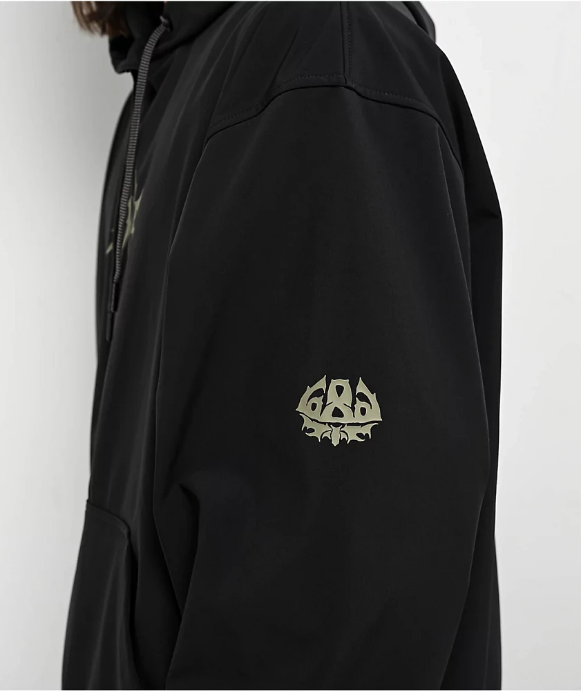 MITN,ROCKSTAR boards ブラックパーカー 686 x Welcome Team Black 10K Snowboard Hoodie at Foxvalley Mall in