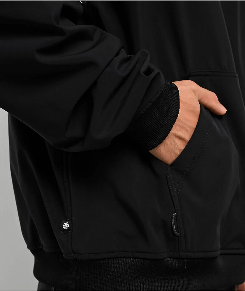MITN,ROCKSTAR boards ブラックパーカー 686 x Welcome Team Black 10K Snowboard Hoodie at Foxvalley Mall in