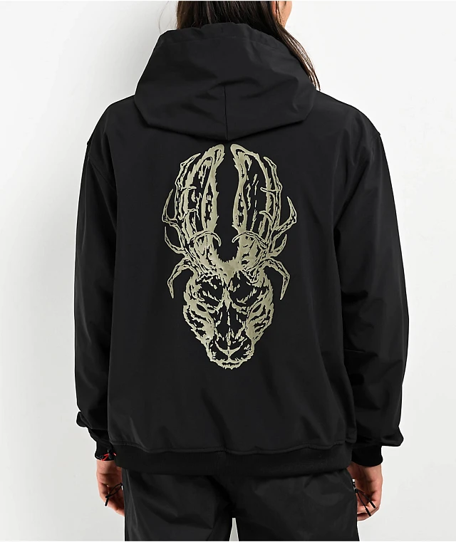 686 x Welcome Team Black 10K Snowboard Hoodie | Arden Fair