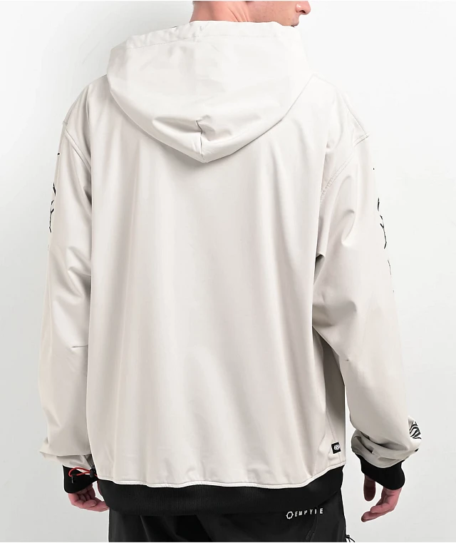 686 x Welcome Team Waterproof Beige 10K Snowboard Hoodie | Arden Fair