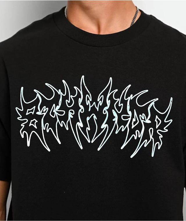 8THWNDR Spider Cross Black T-Shirt | Liberty Center