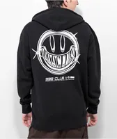 WRLD 999 Club by Juice WRLD Chrome Smile Black Zip Hoodie | Arden Fair