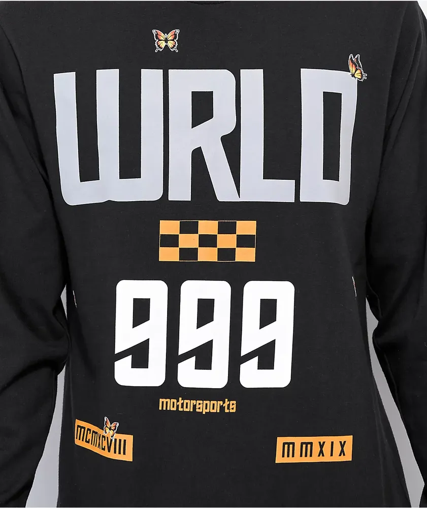 ミュージシャン only god discotheque long tee ver.2 999 Club by Juice WRLD Conversation 2.0 Black Long Sleeve T-Shirt