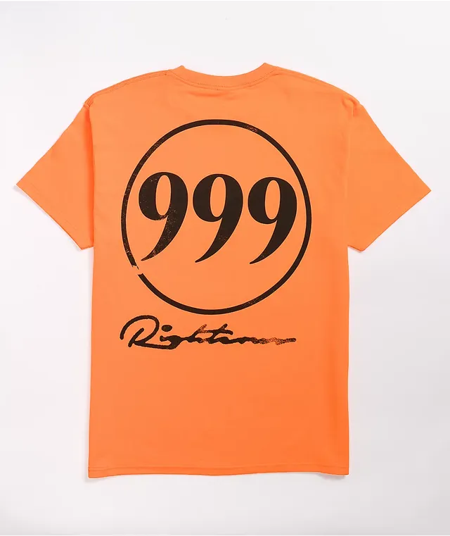 999 Club by Juice WRLD Righteous Orange T-Shirt | MainPlace Mall
