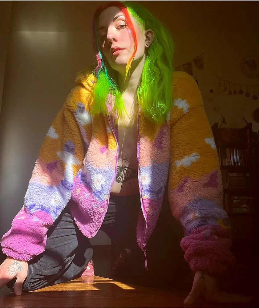 A.LAB A-Lab Lydia Landscape Pink Zip Hoodie | Arden Fair