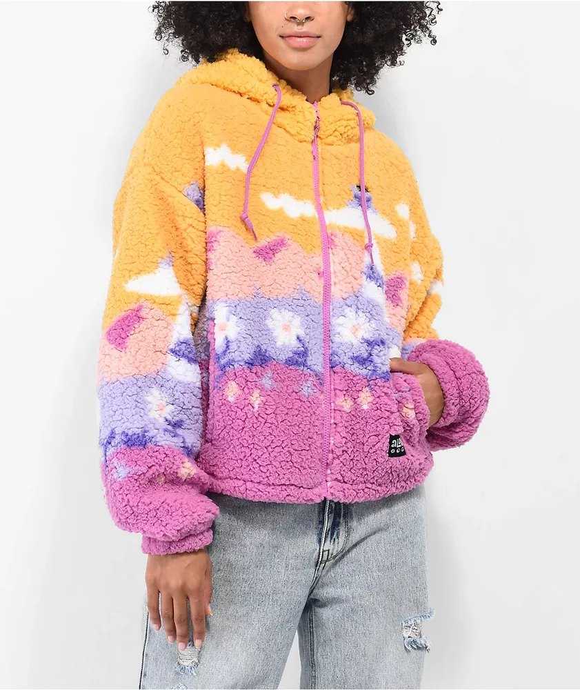 Zumiez colorful hoodie top