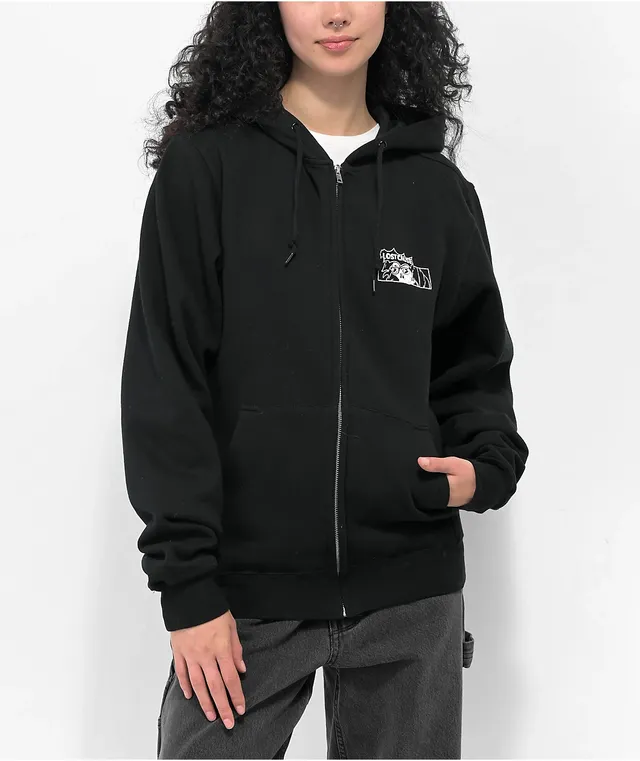 ◆DEINET◆ LOST IN SYDNEY ZIPUP HOODIE IN BLACK KDCCL4F9111 LOST IN SYDNEY ZIP-UP HOODIE IN BLACK - 감도 깊은 취향