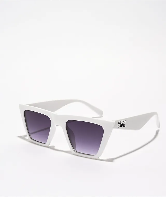 Vogue white cat eye sunglasses deals