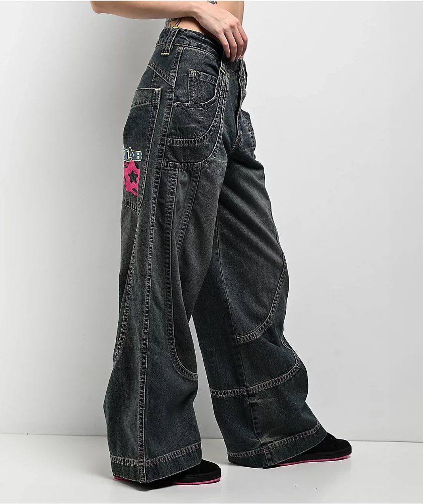 パンツ anuans YANUK Curvy Denim / USED BLACK 中古・古着通販】YANUK (ヤヌーク) anuans (アニュアンス) 別注 Curvy