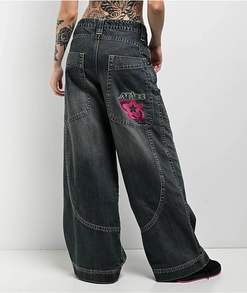 2024年秋冬新作 Wash Blue Curved Analog A.LAB Rave Mall Post Connecticut | Jeans パンツ